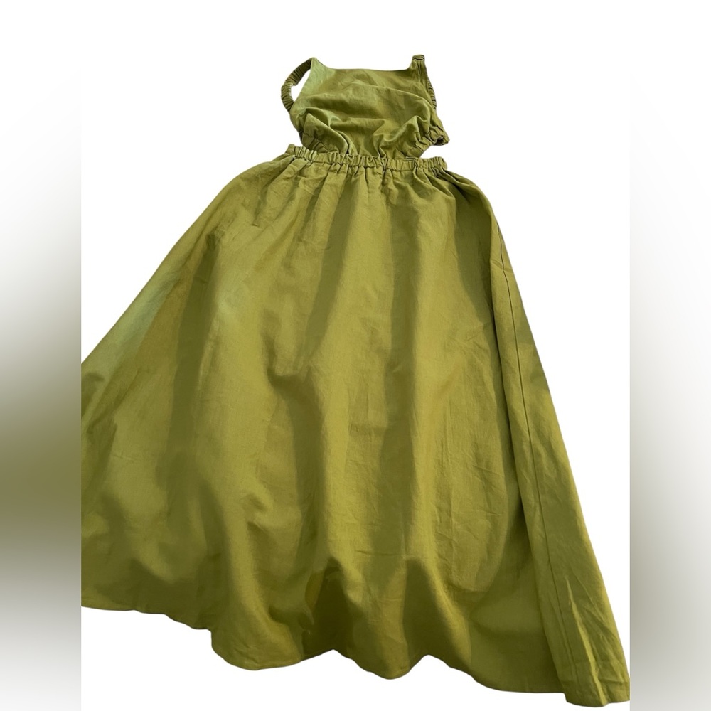 Olive Green Midi Dress